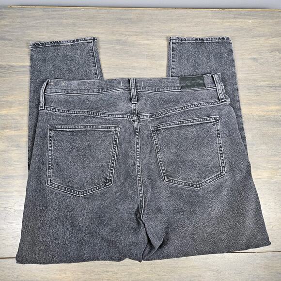 Madewell Perfect Vintage Jean Women’s 32 High Rise Tapered Washed Black Denim - Picture 2 of 15